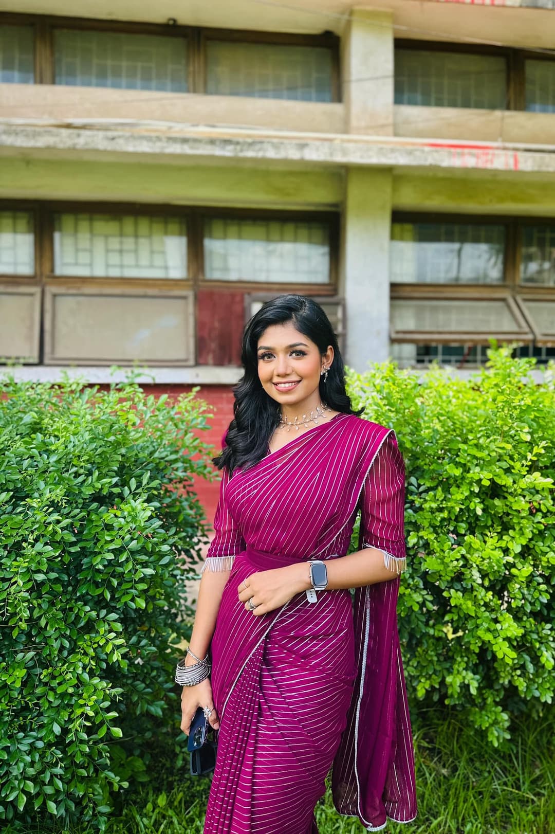 Cotton Pink Saree for Wedding
