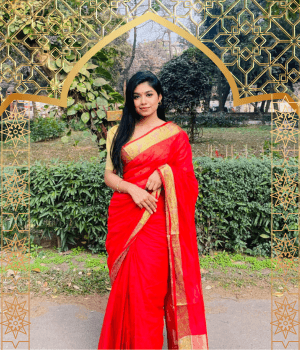 RED WEDDING SAREE