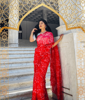 RED WEDDING SAREE
